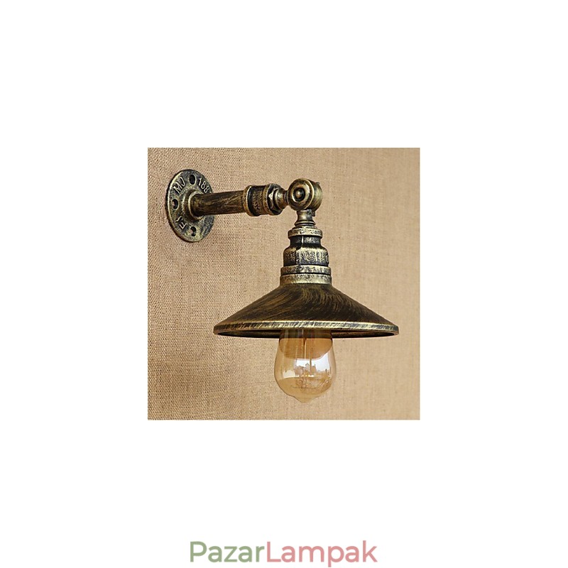 Ipari stílusú Nordic Water Pipe fali lámpa fali lámpa