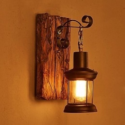 Egyfejes Ipari Vintage Retro Fémfestés Színes Fali lámpa Otthoni Szállodai Folyosó Dekorációs Fali lámpa