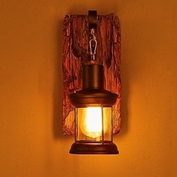 Egyfejes Ipari Vintage Retro Fémfestés Színes Fali lámpa Otthoni Szállodai Folyosó Dekorációs Fali lámpa