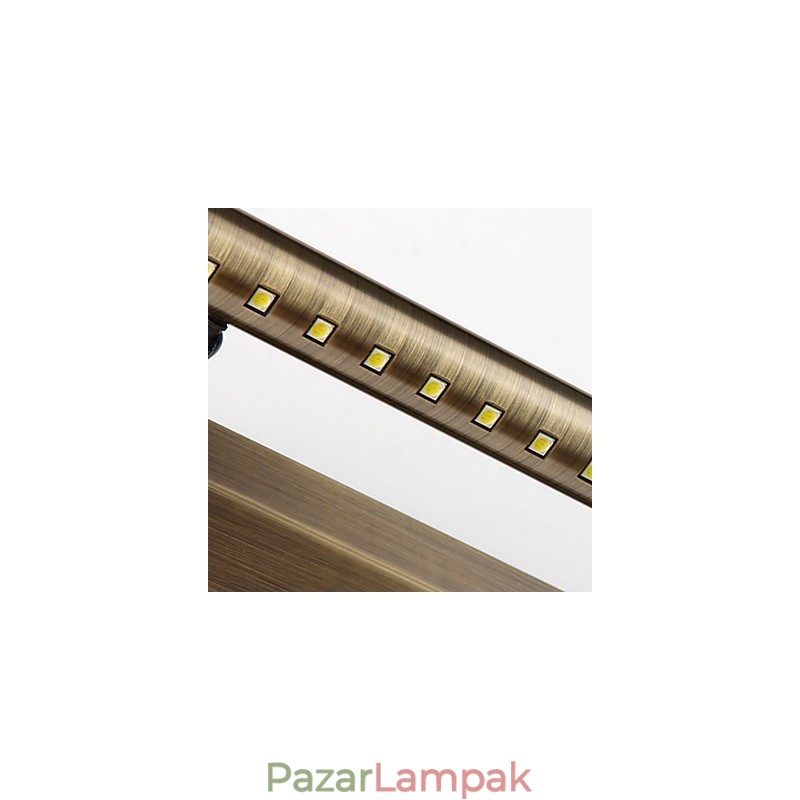 Hardver kerek cső tükör lámpa