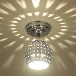 Modern, kortárs mini stílusú, galvanizált fém süllyesztett tartó