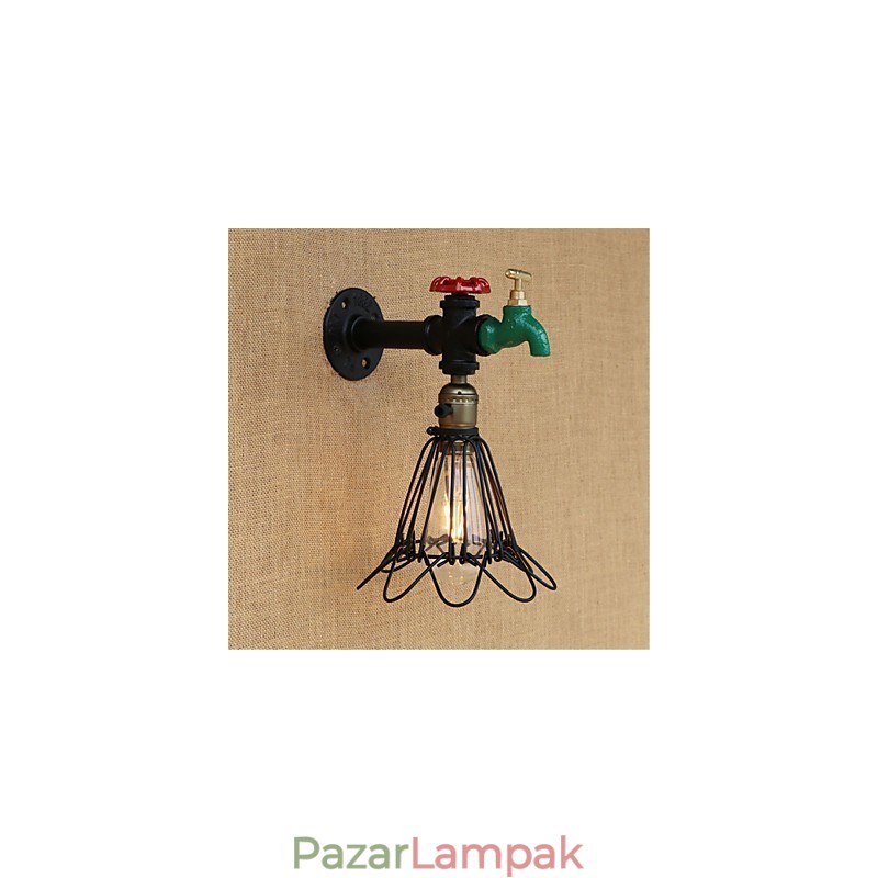 Country Retro Painting Function Mini Style Ambient Light falilámpákhoz
