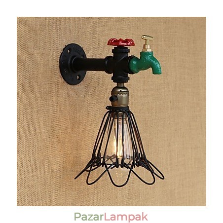 Country Retro Painting Function Mini Style Ambient Light falilámpákhoz Country Retro Painting Function Mini Style Ambient Light falilámpákhoz