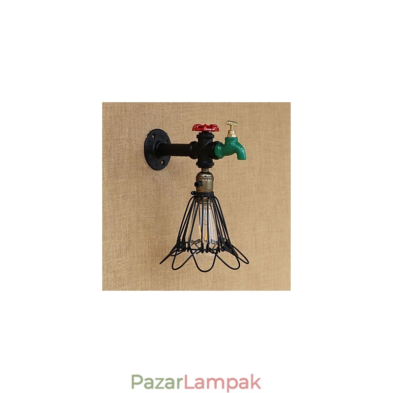 Country Retro Painting Function Mini Style Ambient Light falilámpákhoz