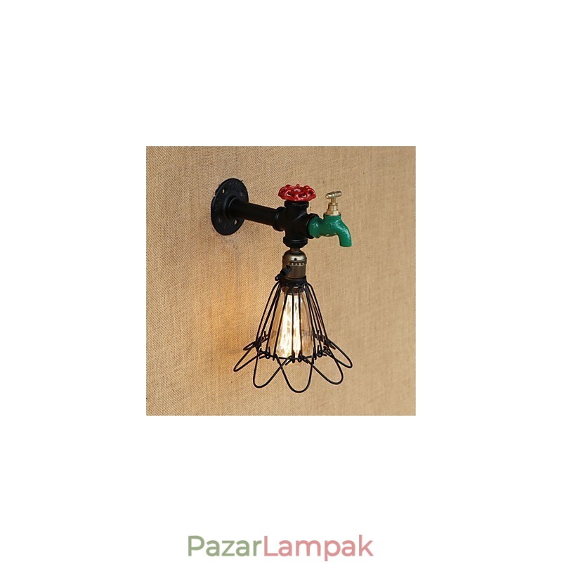 Country Retro Painting Function Mini Style Ambient Light falilámpákhoz