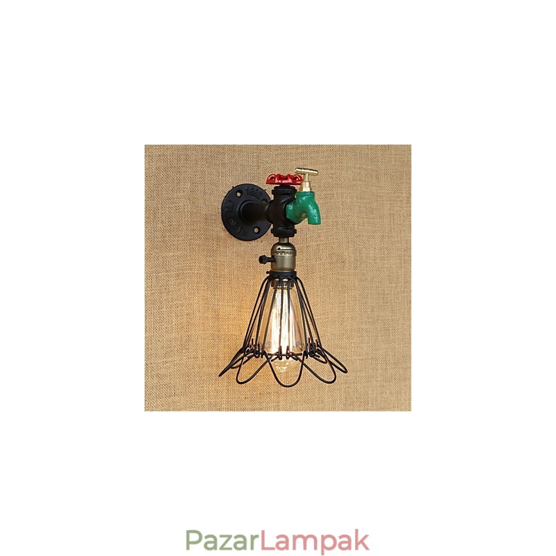Country Retro Painting Function Mini Style Ambient Light falilámpákhoz