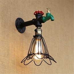 Country Retro Painting Function Mini Style Ambient Light falilámpákhoz