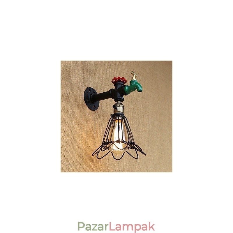 Country Retro Painting Function Mini Style Ambient Light falilámpákhoz