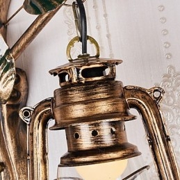 Rusztikus páholyfestési funkció mini stílusú fali lámpákhoz