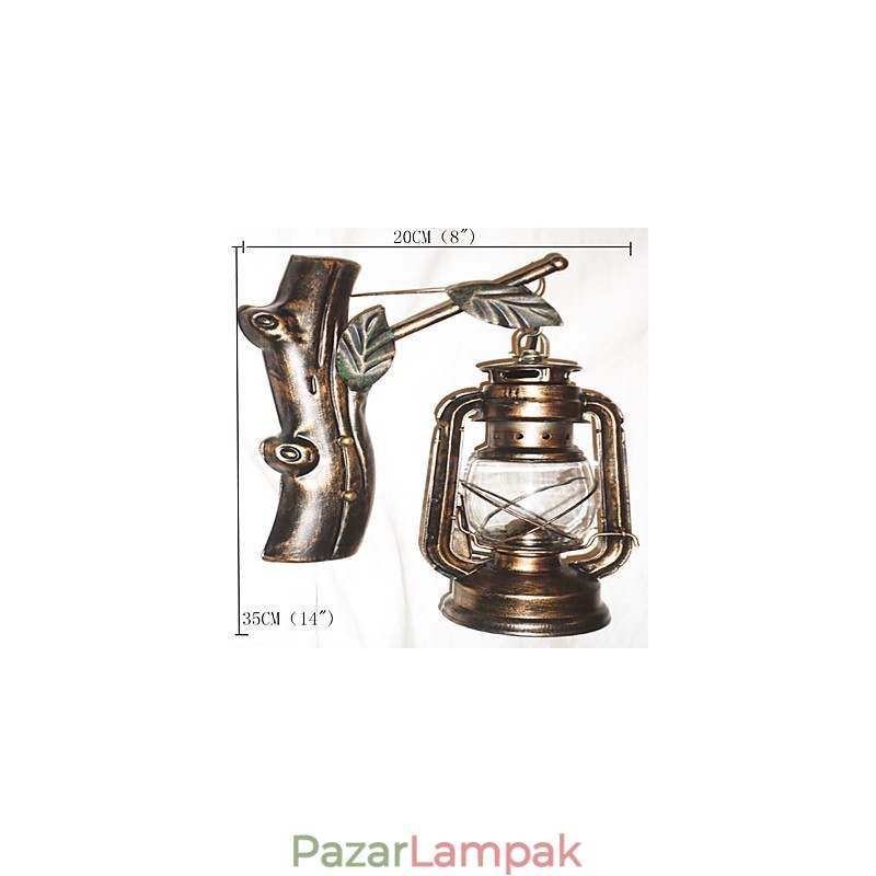Rusztikus páholyfestési funkció mini stílusú fali lámpákhoz