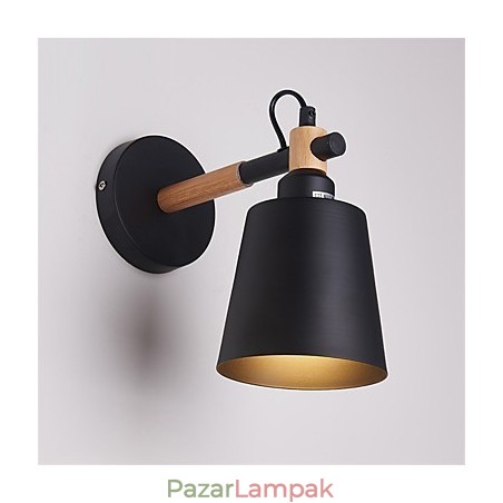 Vintage fa Art Deco fém Fém rusztikus falikar Nappali Étkező Előszoba Fali lámpa Fekete Fehér Választható Vintage fa Art Deco fém Fém rusztikus falikar Nappali Étkező Előszoba Fali lámpa Fekete Fehér Választható