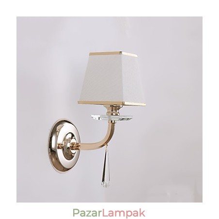 Modern, kortárs galvanizált funkció a kristály környezeti fényű fali lámpákhoz