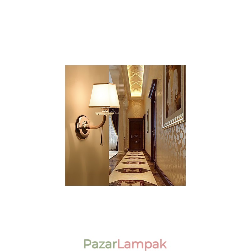 Modern, kortárs galvanizált funkció a kristály környezeti fényű fali lámpákhoz