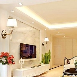 Modern, kortárs galvanizált funkció a kristály környezeti fényű fali lámpákhoz