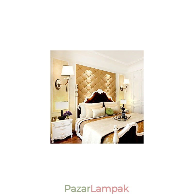 Modern, kortárs galvanizált funkció a kristály környezeti fényű fali lámpákhoz