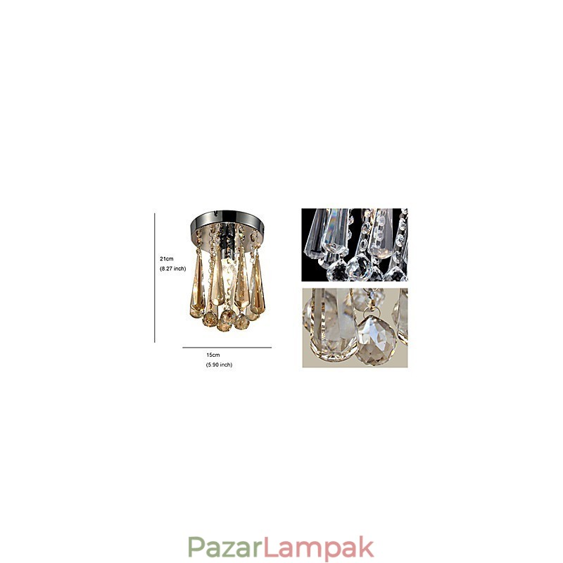 Modern kortárs Crystal süllyesztett garázs