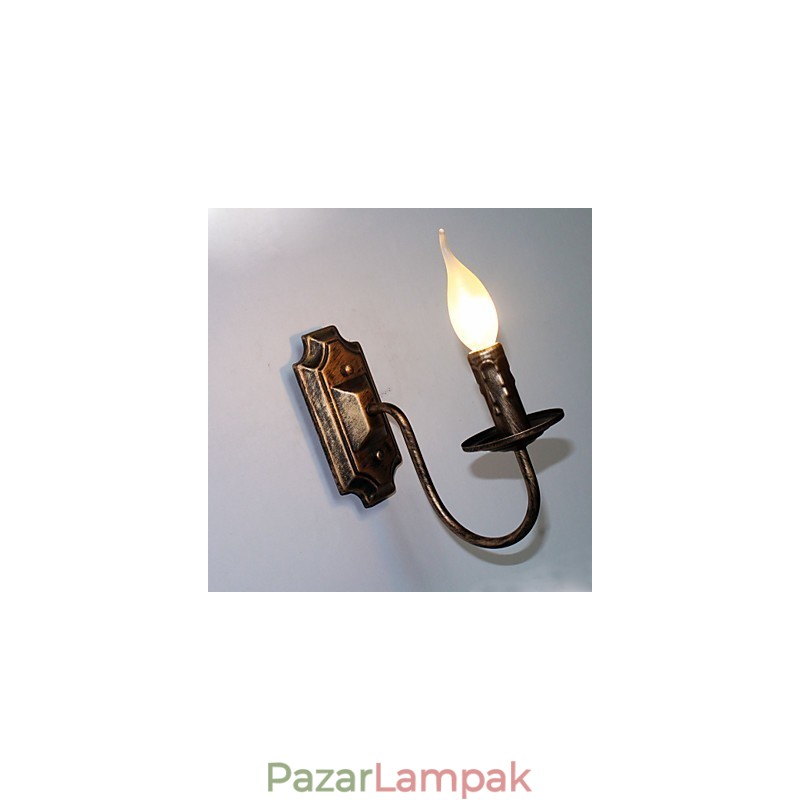 Antik fali lámpa gyertya alakú egyszerű folyosó erkély lámpa fali lámpa