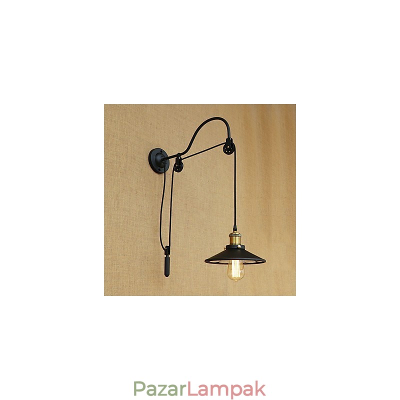 Country Retro Painting Feature állítható emelő Ambient Light fali lámpákhoz fali lámpa