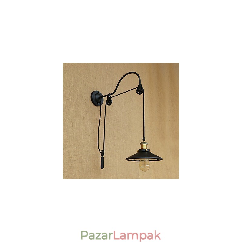 Country Retro Painting Feature állítható emelő Ambient Light fali lámpákhoz fali lámpa