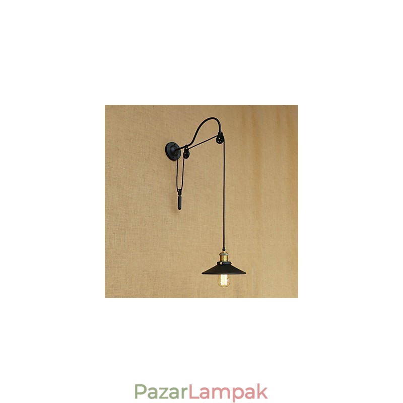 Country Retro Painting Feature állítható emelő Ambient Light fali lámpákhoz fali lámpa