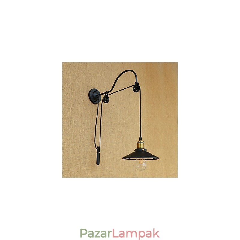 Country Retro Painting Feature állítható emelő Ambient Light fali lámpákhoz fali lámpa