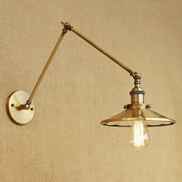 Rusztikus Lodge Country Retro galvanizált funkció a mini stílusú lengőkaros környezeti világításhoz