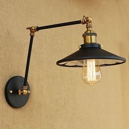 Rusztikus Lodge Country Retro galvanizált funkció a mini stílusú lengőkaros környezeti világításhoz