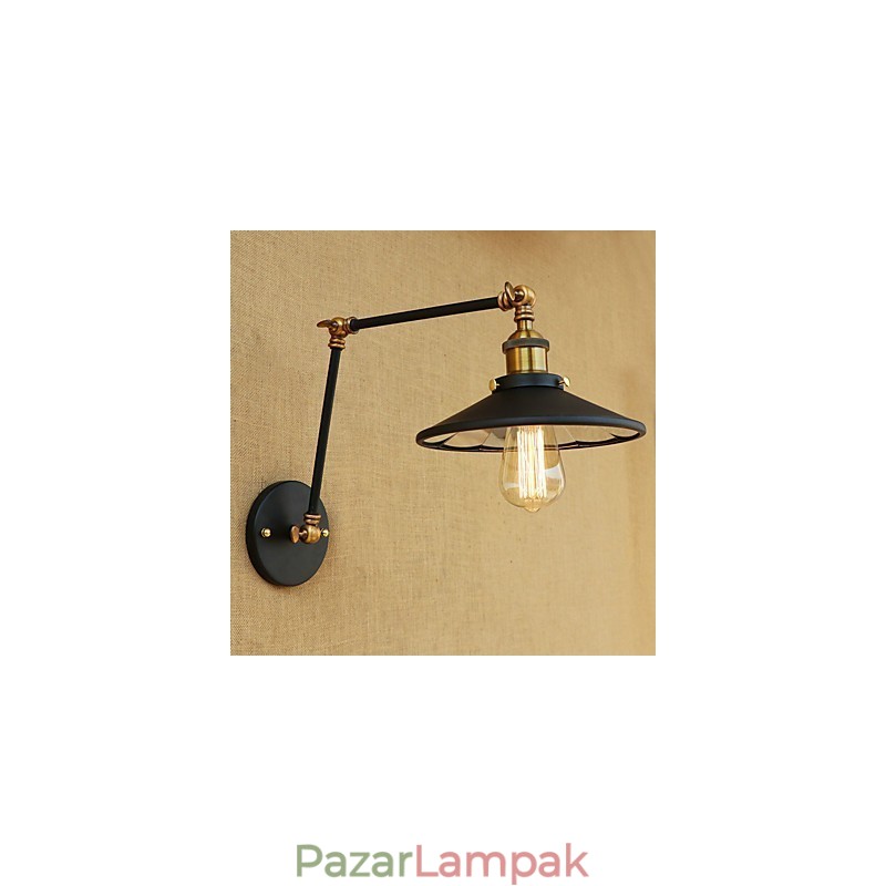 Rusztikus Lodge Country Retro galvanizált funkció a mini stílusú lengőkaros környezeti világításhoz