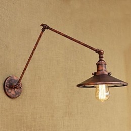 Rusztikus Lodge Country Retro galvanizált funkció a mini stílusú lengőkaros környezeti világításhoz