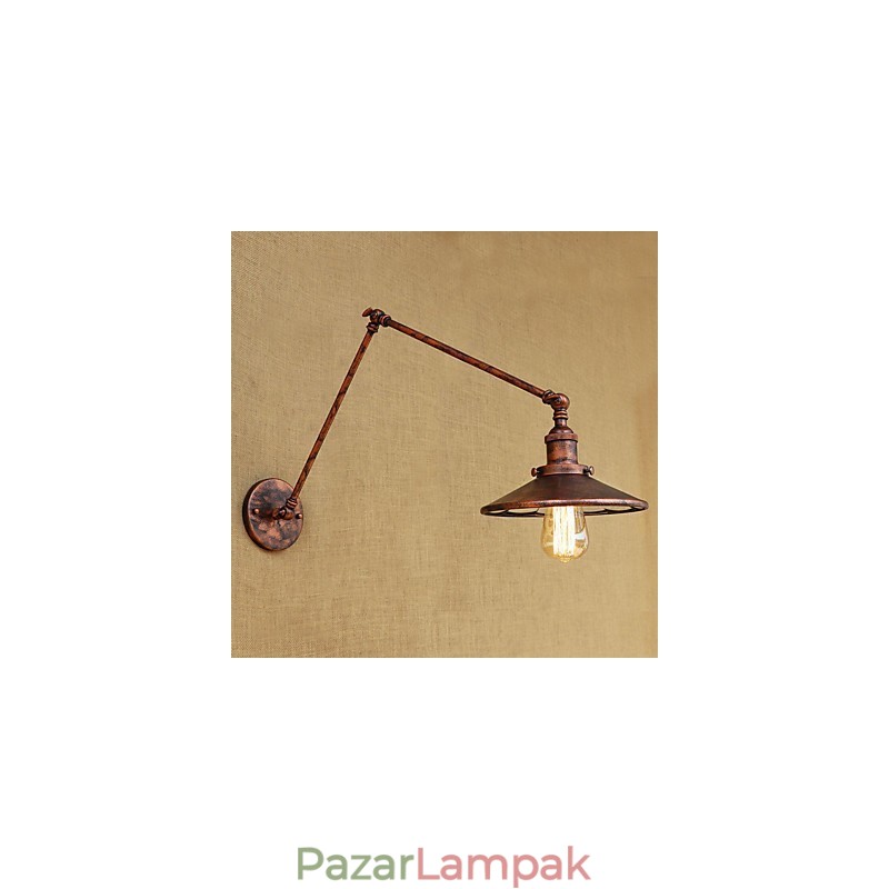 Rusztikus Lodge Country Retro galvanizált funkció a mini stílusú lengőkaros környezeti világításhoz