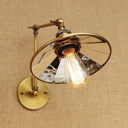 Rusztikus Lodge Country Retro galvanizált funkció a mini stílusú lengőkaros környezeti világításhoz
