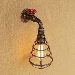 Country Retro Painting Function Mini Style Ambient Light falilámpákhoz