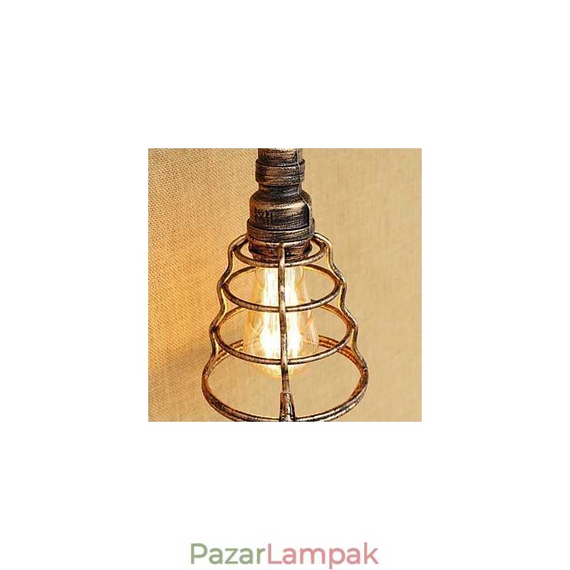 Country Retro Painting Function Mini Style Ambient Light falilámpákhoz