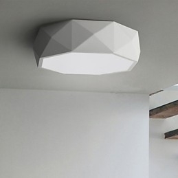 Geometrikus mennyezeti lámpák fehér fény, tömör modern