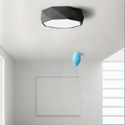Geometrikus mennyezeti lámpák fehér fény, tömör modern