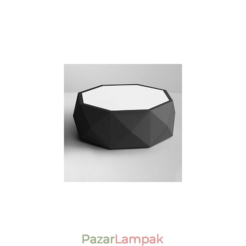 Geometrikus mennyezeti lámpák fehér fény, tömör modern