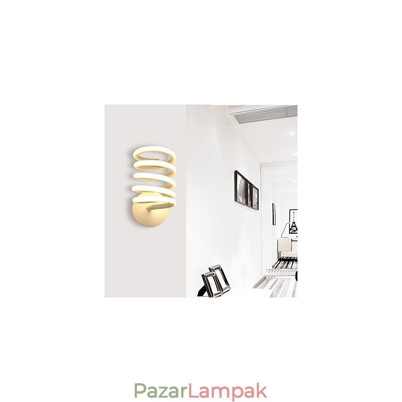Alumínium fali lámpa Modern minimalista hálószoba folyosói lámpa éjjeli lámpa Kreatív lámpa