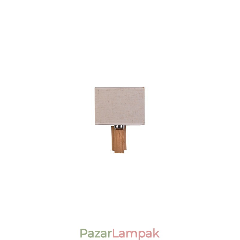 Egyszerű fali lámpa éjjeli íróasztali lámpa szövet ernyővel és tömör fával hálószoba öltözőhöz nappali babaszobához