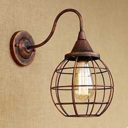 Iron Art RETRO Rust Color Study l Nappali éjjeliszekrény amerikai fali lámpa