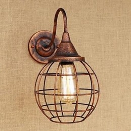 Iron Art RETRO Rust Color Study l Nappali éjjeliszekrény amerikai fali lámpa