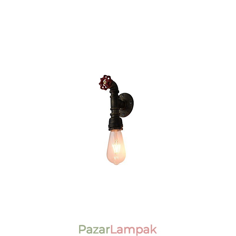 Fali lámpa fali lámpák Fali vas fali lámpa Buta fekete fénykard lámpa a falon