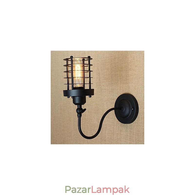 Vintage Country Painting funkció mini stílusú környezeti fényű fali lámpákhoz