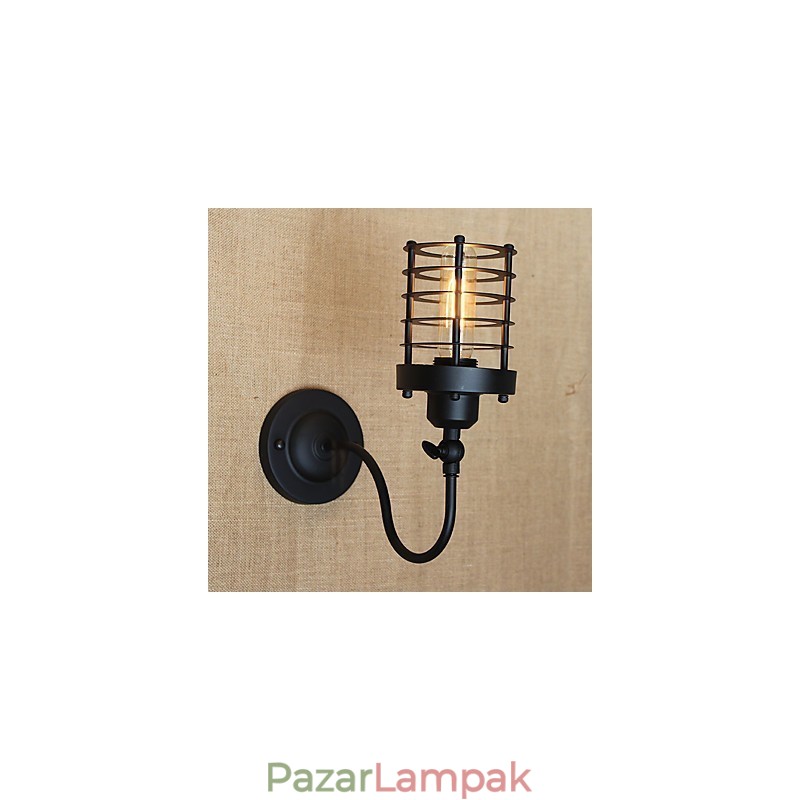 Vintage Country Painting funkció mini stílusú környezeti fényű fali lámpákhoz