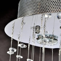 Hagyományos klasszikus kristály króm fém süllyesztett tartó