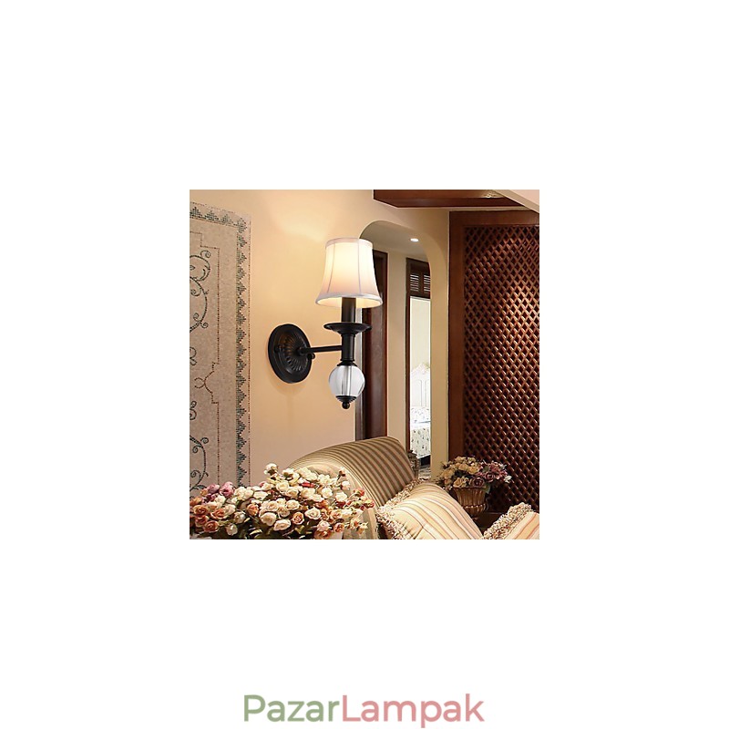 Rustic Lodge Simple Vintage Painting Feature Ambient Light falilámpák fali lámpa