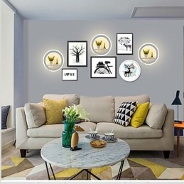 Nappali fali lámpa Minimalista Modern kreativitás Minimalista dekoratív fali lámpa hálószoba éjjeli fali lámpa