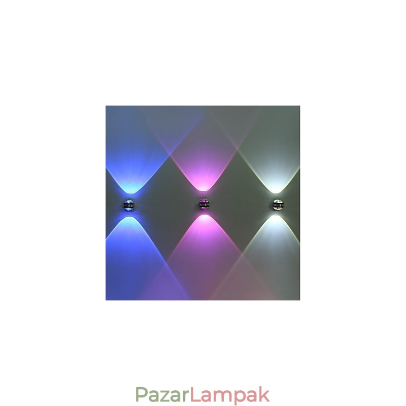 Többszínű mini stílusú, környezeti fényű falilámpa fali lámpa