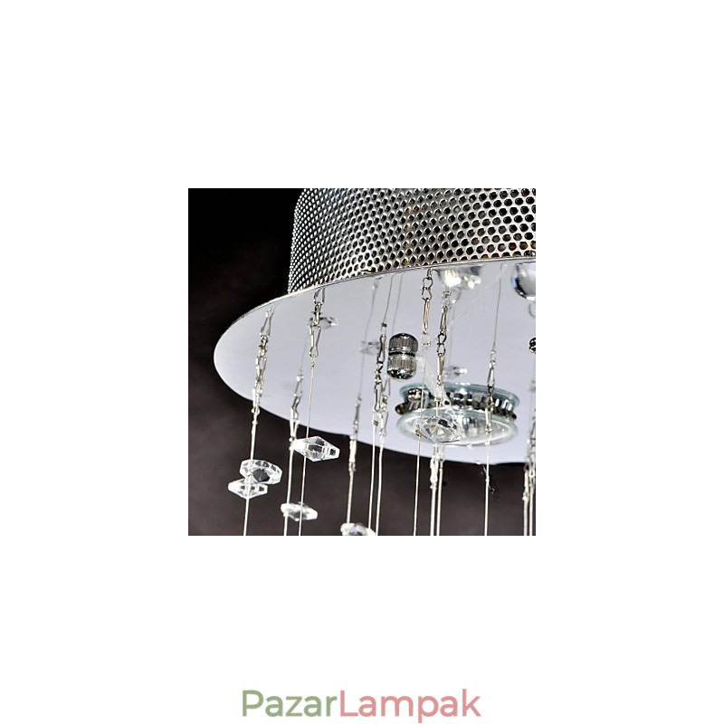 Hagyományos klasszikus kristály króm fém süllyesztett tartó