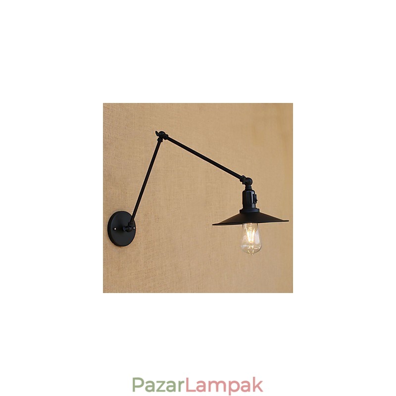 Vintage vidéki festési funkció mini stílusú lengőkaros lengőkaros lámpákhoz