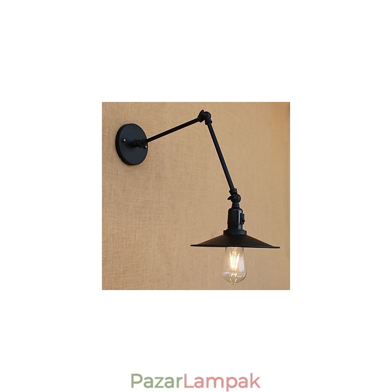 Vintage vidéki festési funkció mini stílusú lengőkaros lengőkaros lámpákhoz